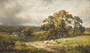 George Turner A quiet scene in Derbyshire Germany oil painting artist